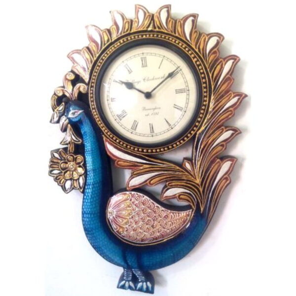 Peacock Shaped Clock