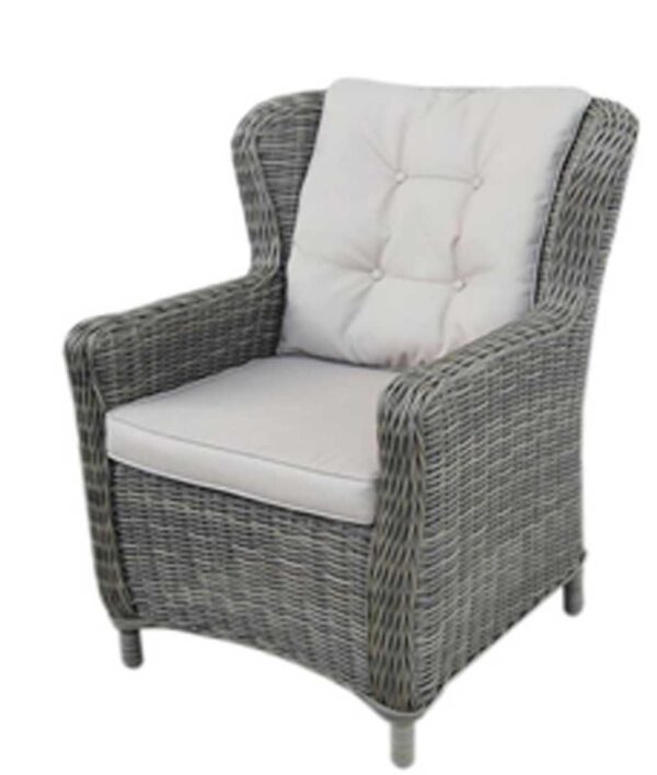 Artificial Rattan Chair With Cushion