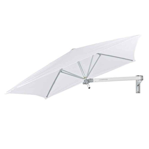 White Paraflex Wall mounted umbrella