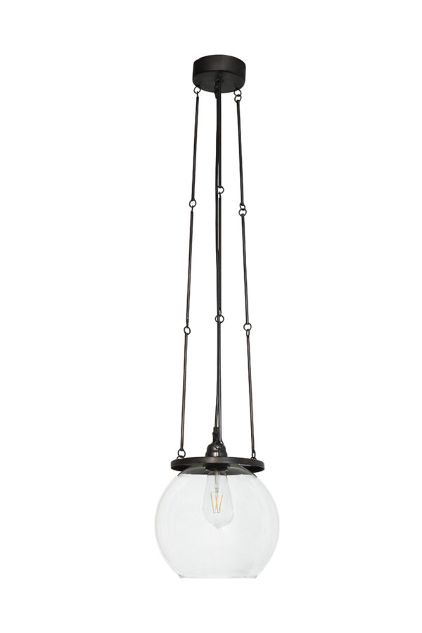 Pendant Lamp, Rubbed Black Finish