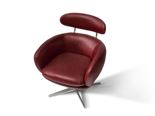 retro chic swivel lounge chair