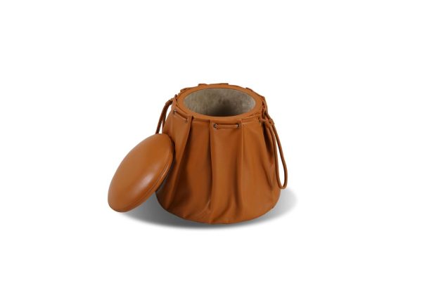 Bucket bag stool ( celadon grey )