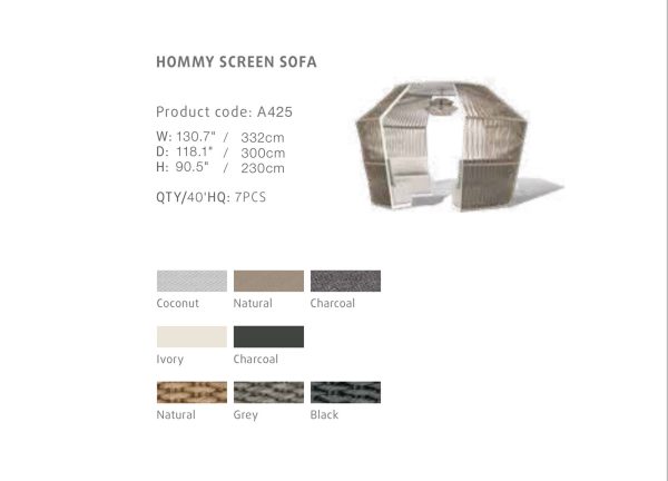 Hommy screen sofa - Image 2