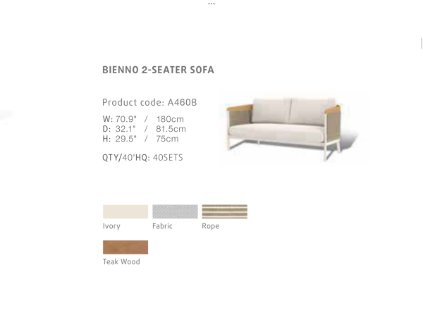 Bienno 2 seater sofa - Image 2