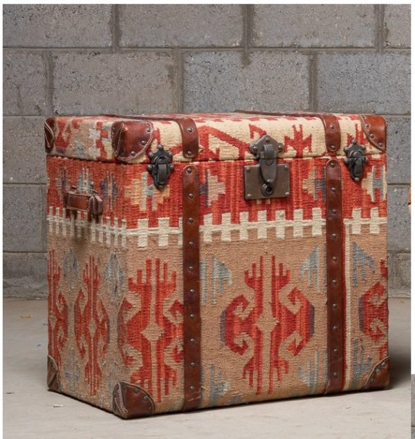 Unique Pattern Full Real Leather Trunk - Image 2