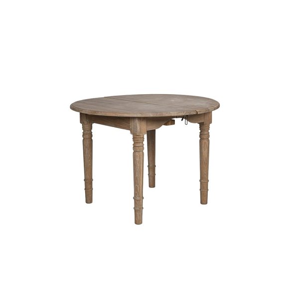 Rounded wooden Table - Image 2