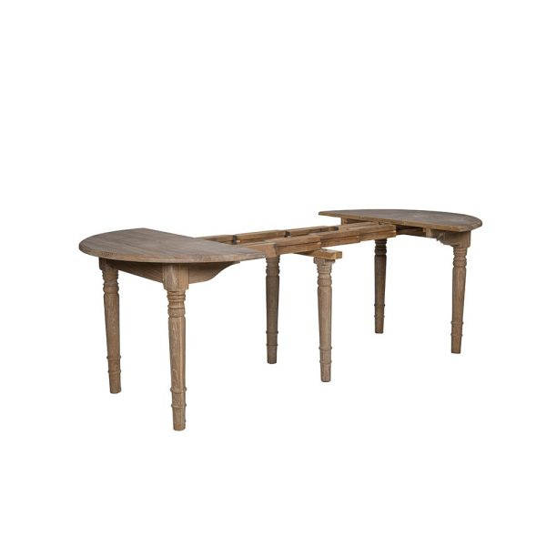 Rounded wooden Table - Image 3