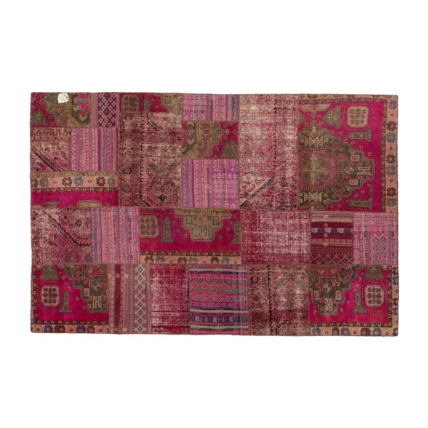 Patch Work Iranian Carpet Fully Hand Made Limited Edition
