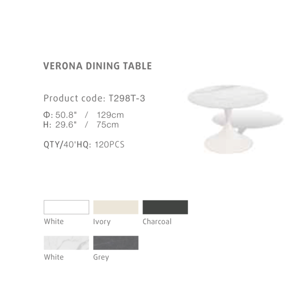 Verona dining table
