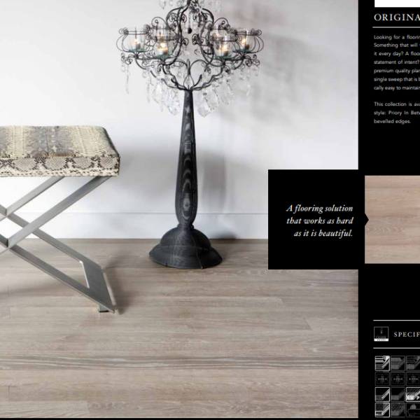 American oak parquet flooring