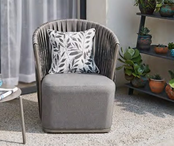 Grey outdoor cushions
