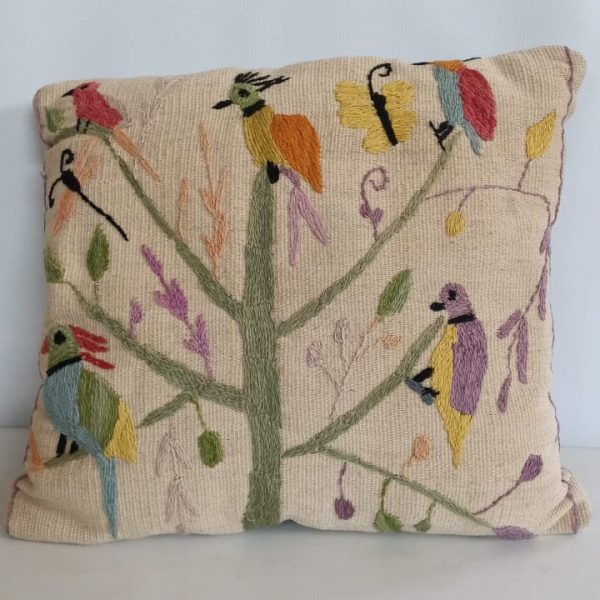 Iranian Natural Hand Made Colorful And Beige Pillow