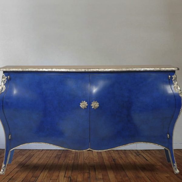 Blue console French Origin Fully Hand Made