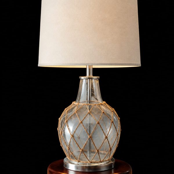 GLASS TABLE LAMP
